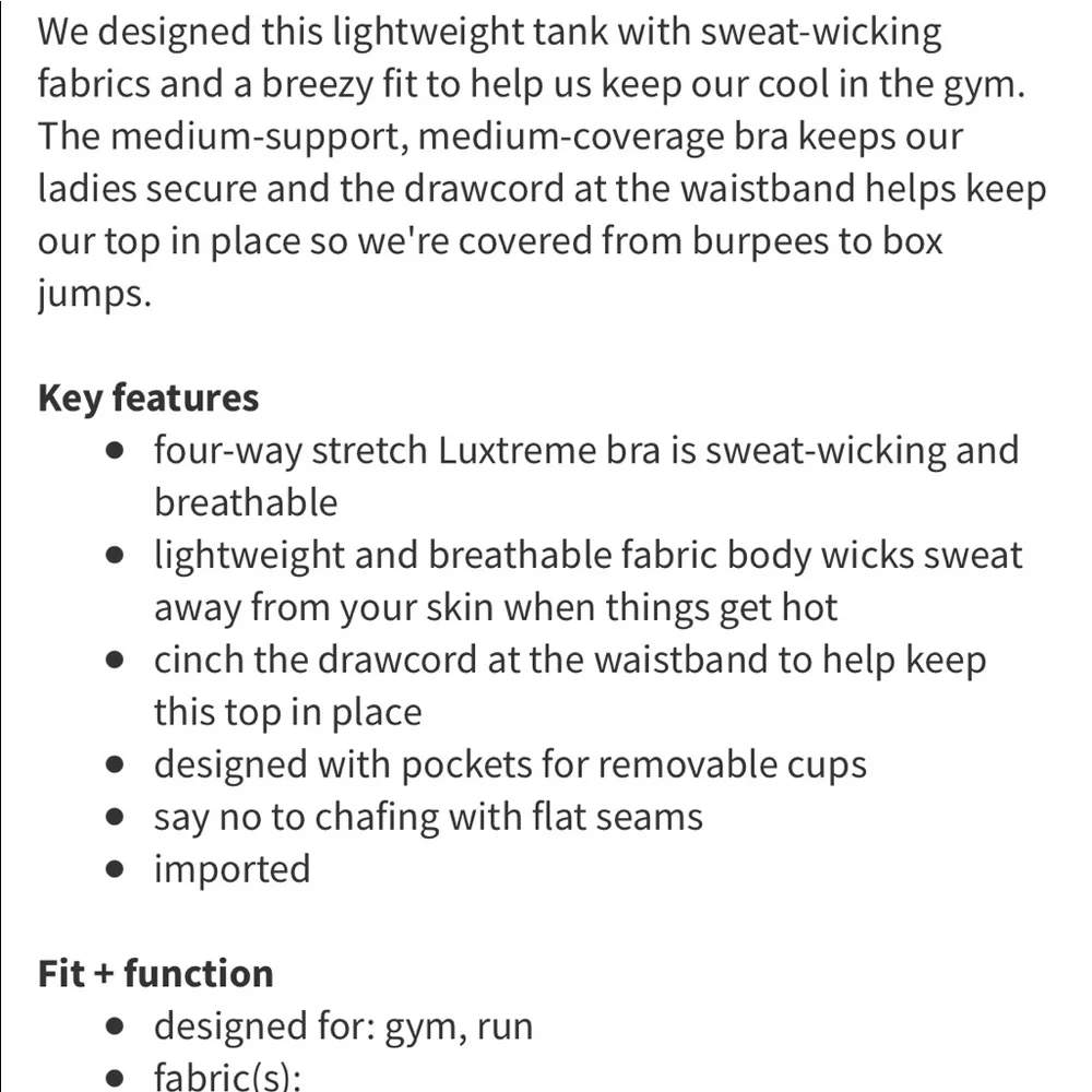 Lululemon Rest Less Tank Purple (Berry) 4